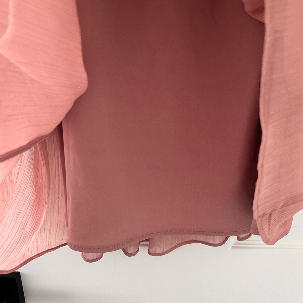 Zara Shiny Frilled Dress - Picture 7 of 13